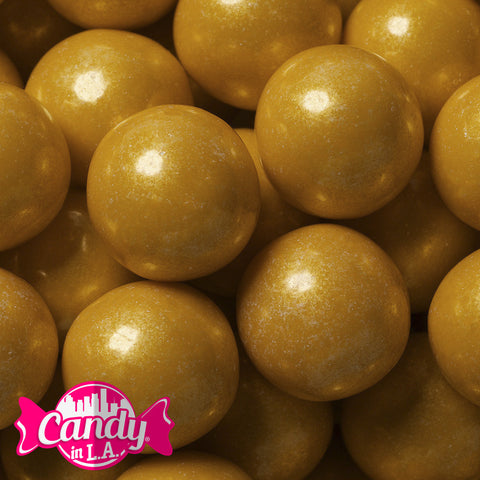 SweetWorks Gumballs Shimmer Gold (12 Lb)