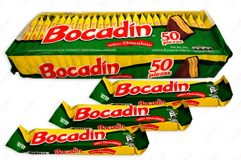 Bocadin Chocolate 12.5 gr 50 ct