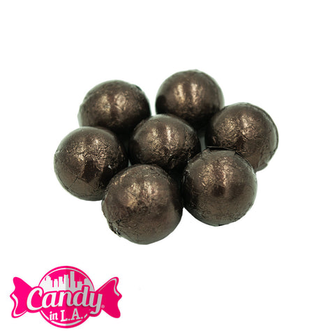 Aluminium Foiled Chocolate Balls Brown (18 Lb)