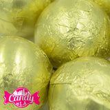 Aluminium Foiled Chocolate Balls Gold (18 Lb)