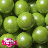 SweetWorks Gumballs Shimmer Lime Green (12 Lb)