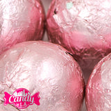 Aluminium Foiled Chocolate Balls Light Pink (18 Lb)