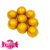 Aluminium Foiled Chocolate Balls Orange (18 Lb)