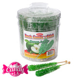 Espeez Rock Candy Sticks Green Apple (9 x 36 Ct Pack.)