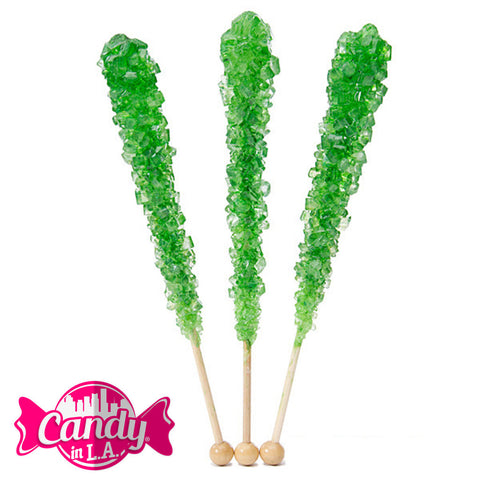 Espeez Rock Candy Sticks Green Apple (9 x 36 Ct Pack.)