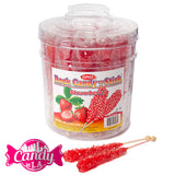 Espeez Rock Candy Sticks Strawberry (9 x 36 Ct Pack.)