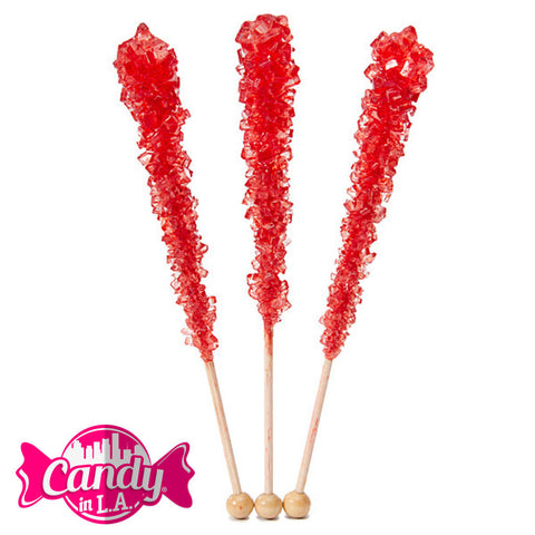 Espeez Rock Candy Sticks Strawberry (9 x 36 Ct Pack.)