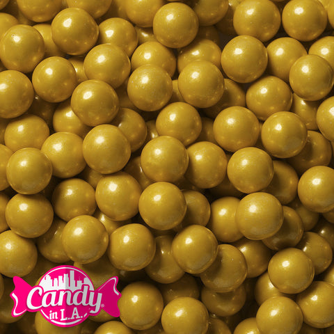 SweetWorks Sixlets Shimmer Gold (12 Lb)