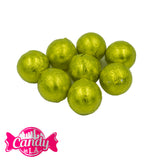 Aluminium Foiled Chocolate Balls Yellow (18 Lb)